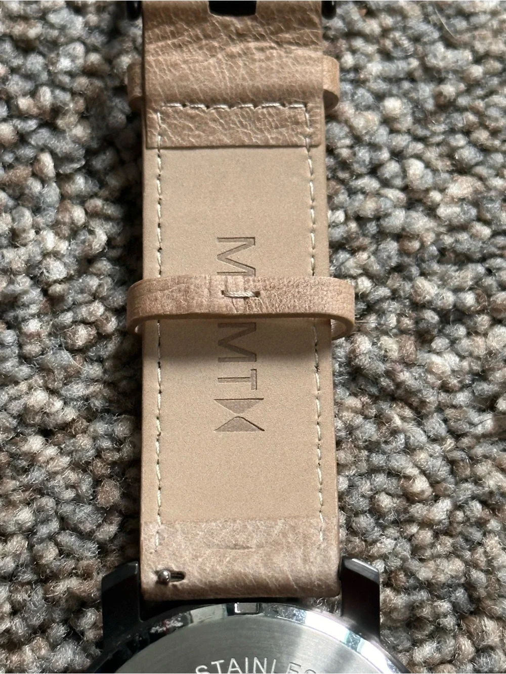 New Mens MVMT Chronograph Tan Leather Strap Watch